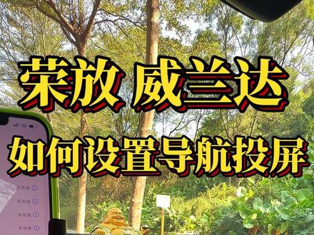 荣放 威兰达 教大家如何进行一个全屏蓝牙导航投屏。 #荣放 #威兰达 #荣放威兰达 #丰田 #荣放用车小知识