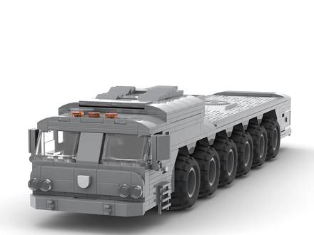 #乐高 乐高Moc军用战斗卡车拼搭教程