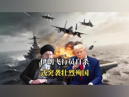 伊朗飞行员赴死突击,壮烈牺牲!伊朗人的血性是怎样被唤醒的?