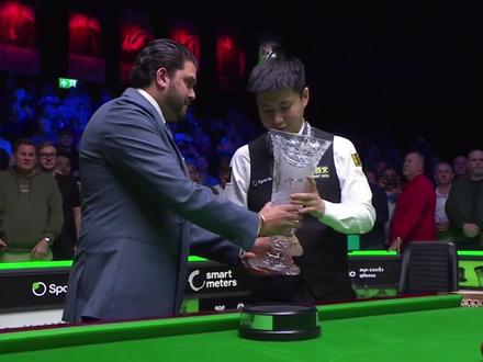 10-7成功夺冠!赵心童四连鞭横扫赛场,六进决赛夺冠胜率10 #赵心童 #希金斯 #台球 #2026斯诺克球员锦标赛决赛 #青年创作者成长计划