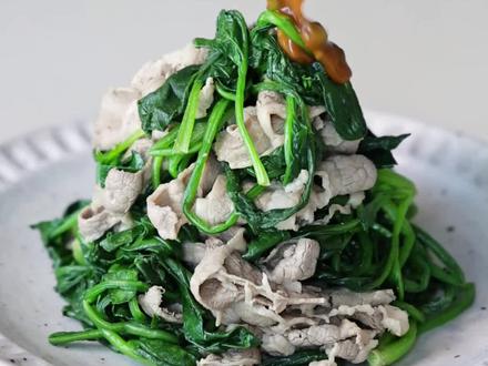 天热了安排这道麻酱菠菜拌肥牛!简单清爽!身材管理也能吃 #我的厨房日记 #麻酱菠菜肥牛 #凉拌菜 #简单家常凉菜