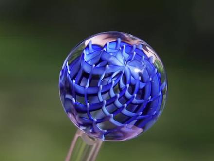 玻璃球内的花纹是怎么制作的?#玻璃球 #涨知识 #科普知识