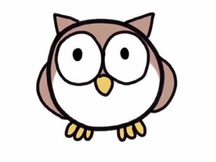 你画过这么萌的猫头鹰吗🦉#简笔画教程 #抖音小助手 #绘画教程 #育儿 #宝妈 #宝宝 #简笔画教程