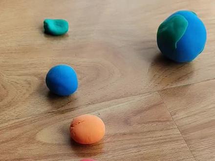 橡皮泥做地球#橡皮擦 #是时候展现真正的技术了 #专注力练习