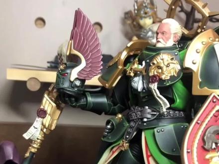 走路带风的男人 战锤狮王莱恩庄森.#手办 #拼装模型 #战锤40k #高达 #圣斗士星矢
