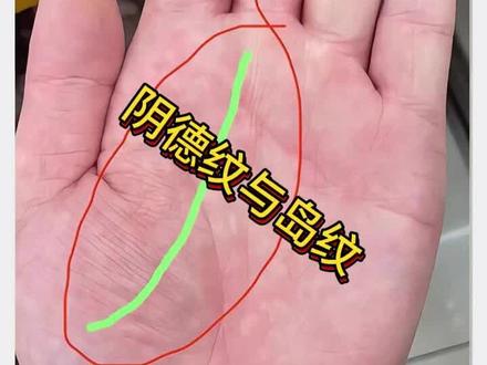 阴德纹#岛纹#蟾宫道人