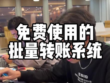 免费使用的批量转账系统#收款码 #批量转账 #返款系统 #灵活用工