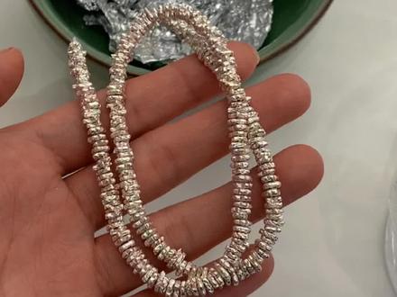 教大家一秒钟拯救发黑发黄的#项链!#时尚饰品#925纯银#锁骨链#清洁教程#实力源头厂家#z小姐饰品