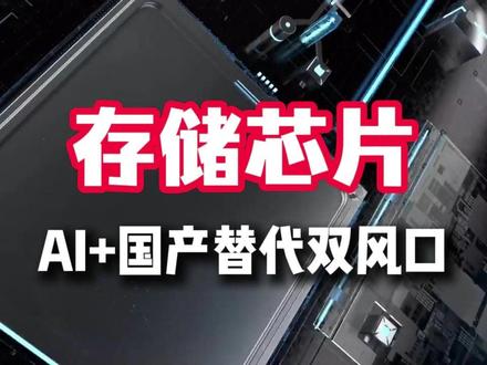 存储芯片2026年AI+国产替代双风口 #芯片 #存储芯片 #半导体 #股票 #财经