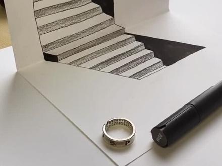 立体画!立体门!今天你学废了吗?#画画 #教程