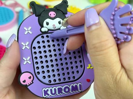 三丽鸥磁吸画板 KT三丽鸥库洛米磁力画板解压磁性背面迷宫磁吸式创意画板益智玩具 #三丽鸥玩具 #磁吸画板 #磁力画板 #书包挂件 #解压玩具