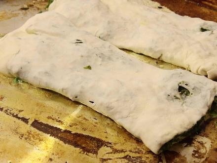 蒙城春味-荠菜油馍#美食 #春天的味道