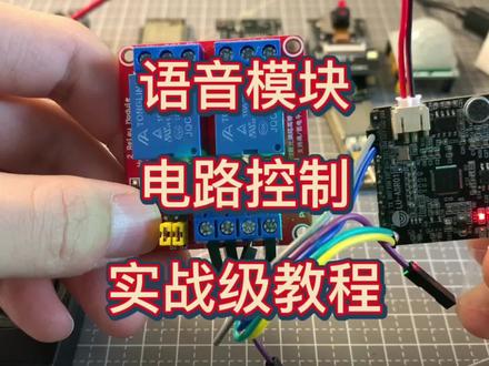 大家都对这个语音智能模块感兴趣 那就给大家出一个教程#技术分享 #电子爱好者 #单片机 #智能家居