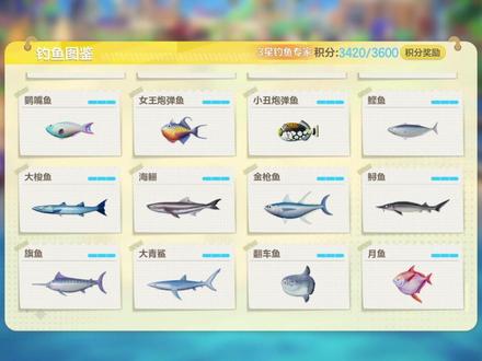 【QQ小窝】钓鱼全图鉴