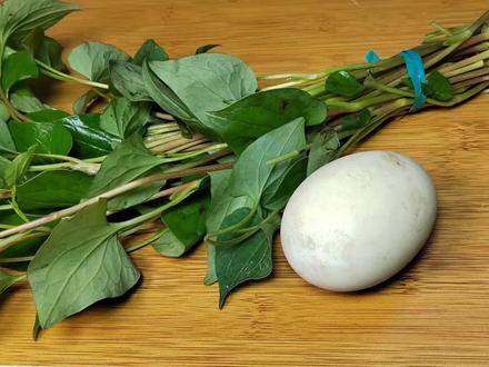 鱼腥草搭配鹅蛋,老一辈的土方法,省钱实用,太厉害了