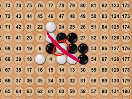 #五子棋 真正的必杀技#五子棋教父 校长压箱底棋谱