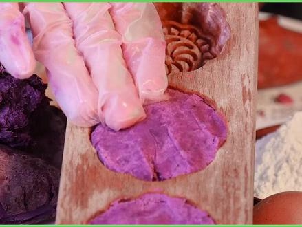 紫薯变蓝薯?!究竟添加了什么化学成分?#紫薯芋泥饼 #三农小知识 #知识分享这些你知道吗