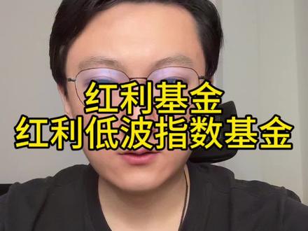 红利基金与红利低波指数基金#投资 #理财 #基金 #红利基金 #财经