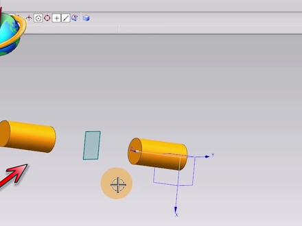 镜像体命令可以对称的复制对象,看看UG建模中怎么使用吧!