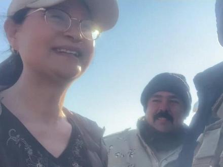 中国夫妻自驾游中东,被伊拉克22辆军车护送,背后是强大的祖国#真实事件 #伊拉克 #爱国