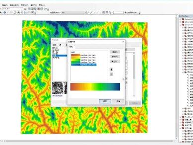 ArcGIS如何制作规划图中的高程图 #arcgis #gis #规划 #高程分布图 #色带 #定制