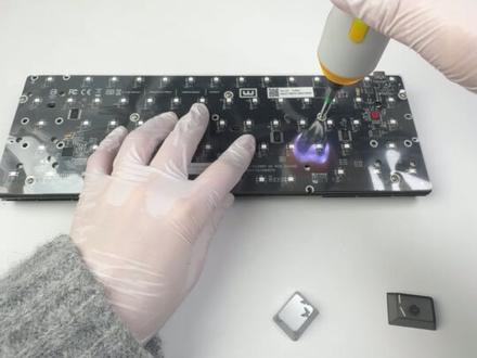 老客户寄改的满改wooting60这次大变样! #wooting #wooting改装 #键盘组装 #磁轴键盘 #三角洲行动