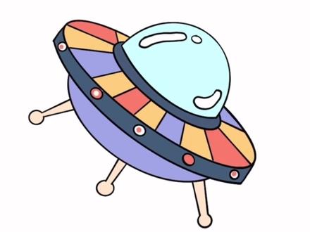 Q版宇宙飞船来啦,这是哪位小小宇航员的梦想呀#简笔画 #宇航员 #飞船简笔画 #太空