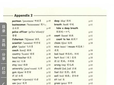 小学英语六年级上册,第74页第6单元单词#人教版小学英语 #零基础英语 #英语