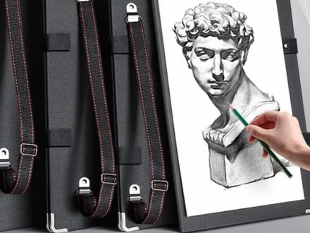 双肩背速写夹套装,带着它来一场走到哪就画到哪的旅行#画夹 #写生 #美术生 #画画 #素描 #画板 @DOU+小助手
