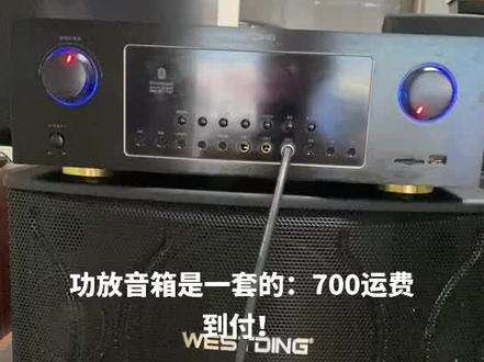 威斯汀KTV音响一套,音箱加功放,蓝牙和USB不可用,功放和话筒功能都好用,10寸三分频音箱,功放音箱是一套的:700运费到付!