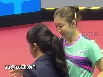 陈梦4:1击败昔日搭档朱雨玲获铜牌,“即是赛场上的对手也是赛场下的朋友”。#2025全运会 #记者在现场