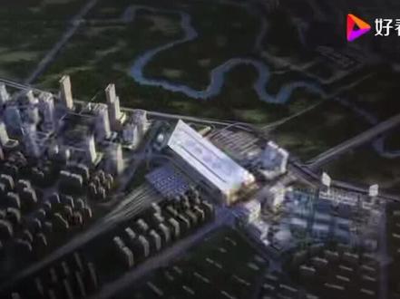 合肥西站效果图#地标建筑