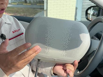 天籁鸿蒙座舱头枕音响的正确打开方式 #东风日产天籁#天籁鸿蒙座舱#新势力燃油车