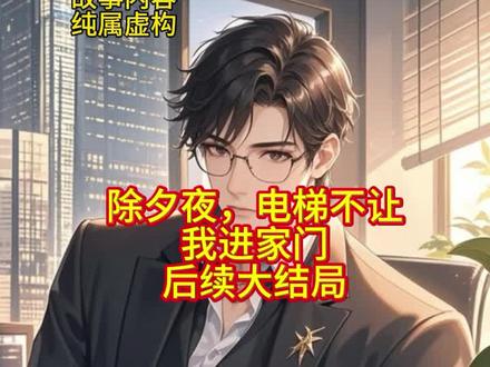 除夕夜,电梯不让我进家门超长版后续 #除夕夜电梯不让我进家门后续 #除夕夜爸妈半开玩笑地宣布后续 #夏云夏建林后续 除夕夜爸妈半开玩笑地宣布:“你和你哥谁先到家,房子就过户给谁。”
我抢先一步进电梯,上了20楼。
可电梯门再次打开时,期盼已久的家门没有出现,眼前竟然还是一楼!
单元门大开着,正如我刚回来时的样子。
我有些疑惑,再次按下20。
上升的超重感清晰传来,楼层数字也从1不断攀升。
可门开后,竟然又回到了一楼!
我惊出一身冷汗,直接改成走楼梯,数着楼层走了20层。
可推开防火门出来时,眼前竟然再次变成了一楼!
那一夜不管我怎么努力,始终都走不到20楼。
而哥哥已经在家庭群里发出和爸妈欢聚一堂的视频。
最后我累得头晕眼花,在楼梯上滚下去摔死。
再睁眼,我回到了除夕夜当天。