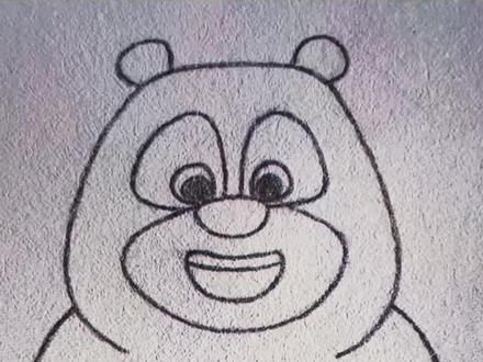 #plog 真羡慕熊大熊二的生活……#熊出没 #亲子简笔画 #绘画教程 #画渣日常