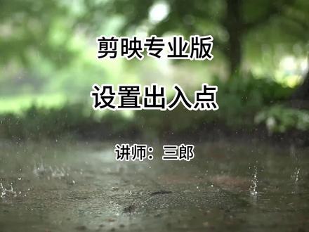 剪映专业版出入点怎么打?怎么取消?操作中遇到问题,欢迎在下方留言#剪映专业版 #剪映专业版教程 #出入点 @抖音小助手