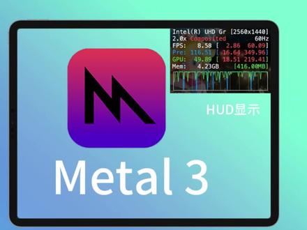 MacBook玩游戏,如何查看游戏FPS和性能表现?来试试Metal3 HUD #MacBook