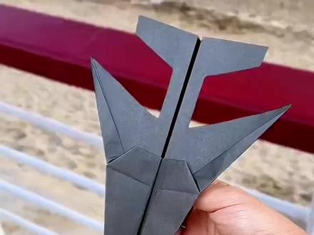 2026必学的穿云纸飞机 #儿童简单手工折纸 #折纸视频教程 #纸折飞机 #a4纸折飞机教程 #穿云纸飞机
