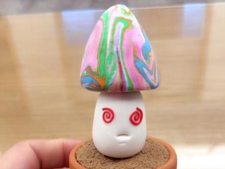 植物大战僵尸粘土教程之迷幻菇🍄