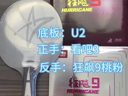 今日球友搭配
底板:银河U2(7层纯木)
正手:狂飙3(粘性)
反手:狂飙9(桃粉)
#乒乓球拍搭配 #乒乓球拍