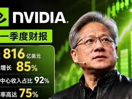 3分钟看懂英伟达第一季度财报,以及你能做些什么? #英伟达#黄仁勋 #AI#人工智能#英伟达财报倒计时