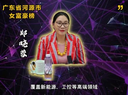 广东河源女富豪,你知道都有谁吗? #广东 #河源 #富豪 #企业