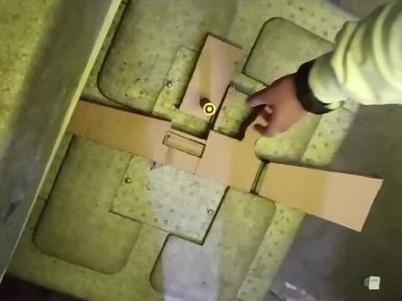 自制AA12霰弹枪#自制玩具 #纸箱改造