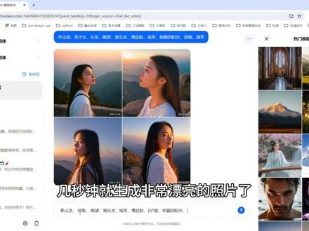 人工智能应用豆包文生图体验