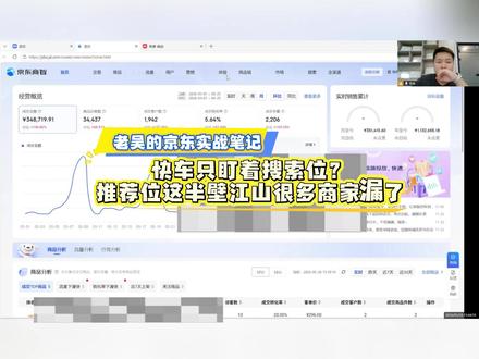 快车只投关键词?老吴带你打开推荐位,跨类目拉新别错过 兄弟们,你是不是快车只开了关键词推广,天天盯着搜索排名?
老吴问一句:用户可能在首页“为你推荐”里逛着逛着就下单了,这个入口你投了吗?
今天把快车人群推广讲透,怎么用推荐位打开跨类目的增量空间。
先搞懂底层区别:关键词是“人找货”,做防守;人群推广是“货找人”,做进攻。
核心在三大流量包:购物前拉新种草、购物中重点收割、购物后连带销售。
人群复用之前沉淀的DMP包,再打开智能定向让系统帮你拓相似新客。
出价选控点击成本更稳,预算设一个合理区间先跑一周看数据。
搜索做防守,推荐做进攻,两个配合起来,店铺流量体系才算完整。
#京东运营 #京东快车 #老吴的京东实战笔记 #推荐流量 #电商干货