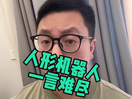 人形机器人,一言难尽 #人形机器人 #宇树科技