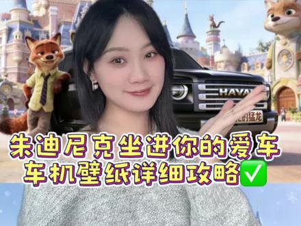 疯狂动物城车机主题壁纸攻略来啦!#豆包 #哈弗猛龙 #疯狂的动物城
