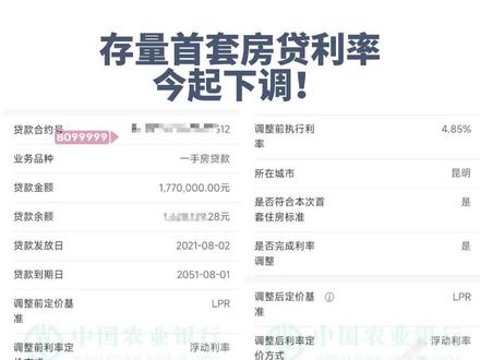 9月25日起,商业银行将对符合调整条件的存量住房贷款进行统一批量调整,批量调整主要针对符合首套住房贷款条件的借款人。#存量房利率