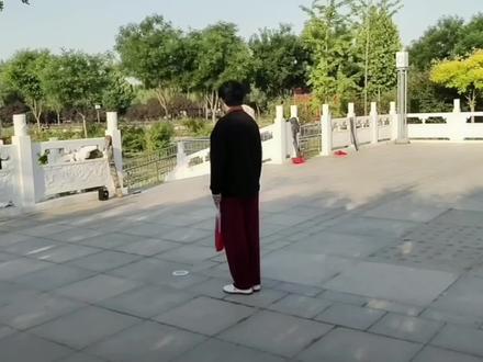 木兰双扇春色满园1-4教学.mp4 #全民健身你我同行