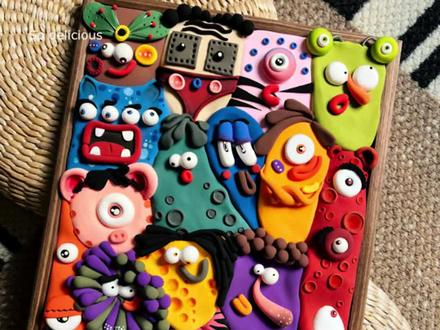 DIY超轻粘土多巴胺怪兽画框❗️ 调色参考也是包有滴~
#宝藏生活家企划
#我家的年度好东西
#手工diy
#我的手工日常
#粘土手工